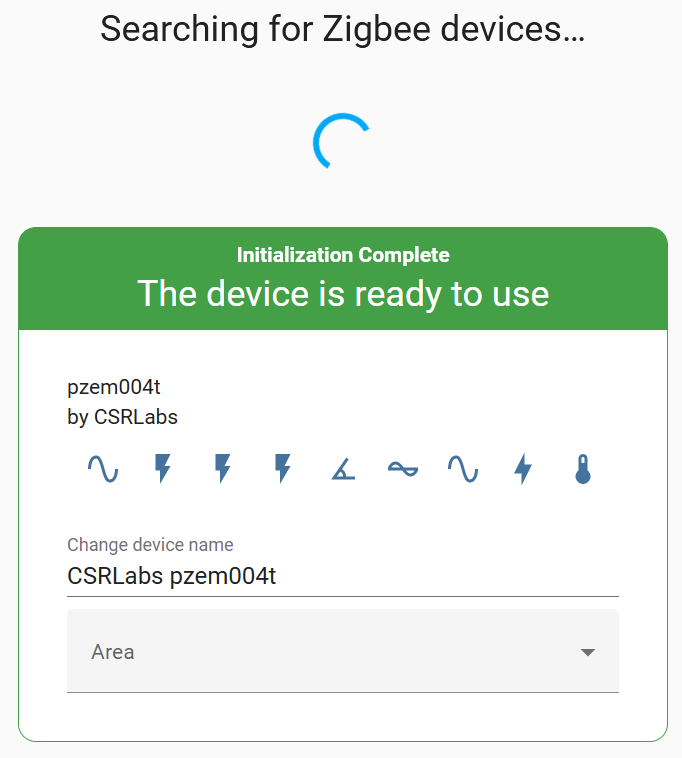 Home Assistant ZHA pairing