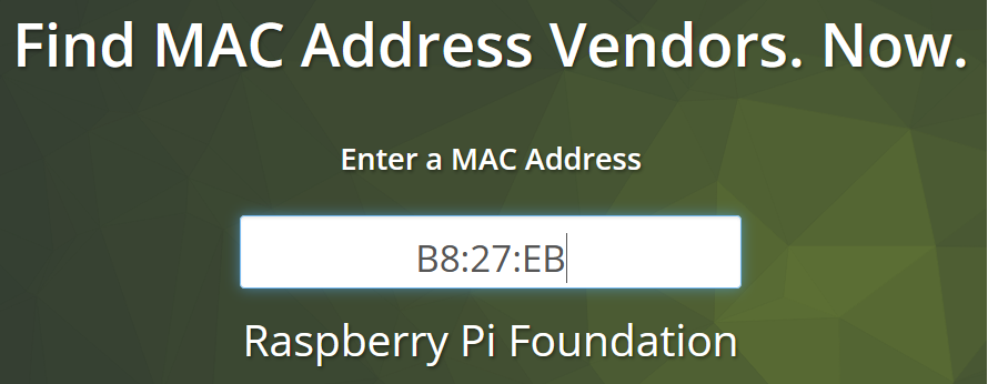 macvendors