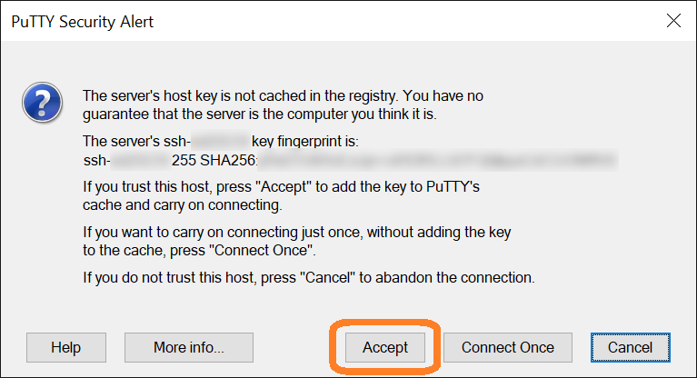 Putty security alert